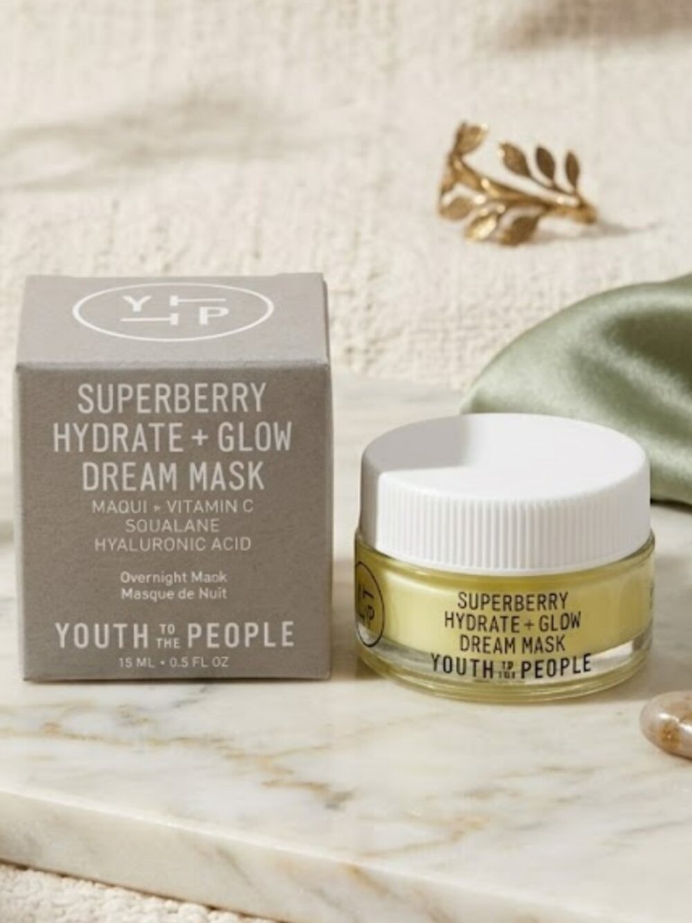 Youth To The People Super Berry Hydrate and Glow Dream Mask 15mL/.5oz Overnight